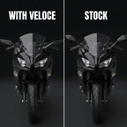 Foldable Tail Tidy + Racing Mirrors + FREE Keyring