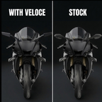 Foldable Tail Tidy + Racing Mirrors + FREE Keyring