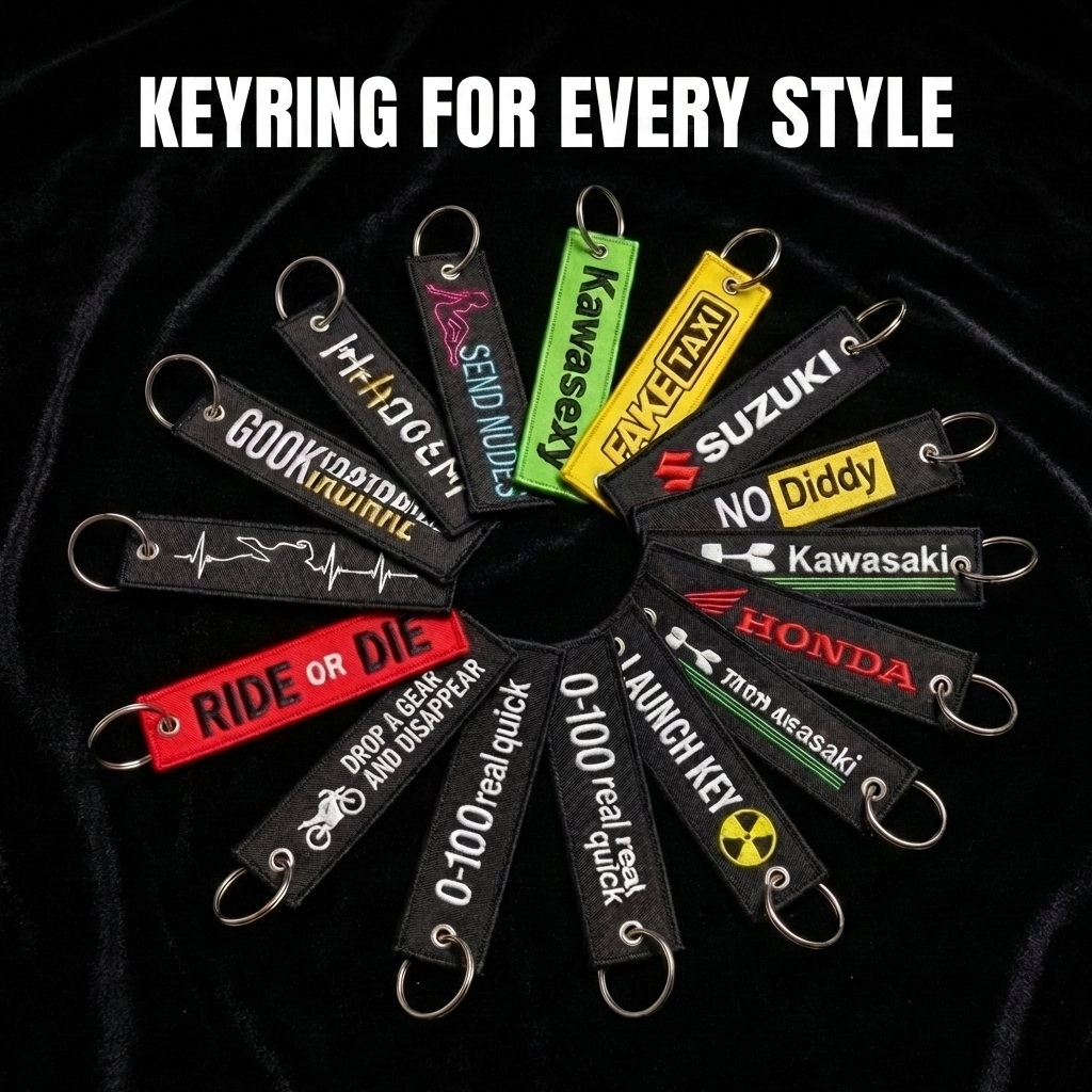 Foldable Tail Tidy + Racing Mirrors + FREE Keyring
