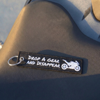 Foldable Tail Tidy + Racing Mirrors + FREE Keyring