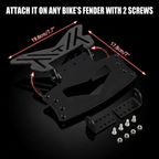 Foldable Tail Tidy + Racing Mirrors + FREE Keyring